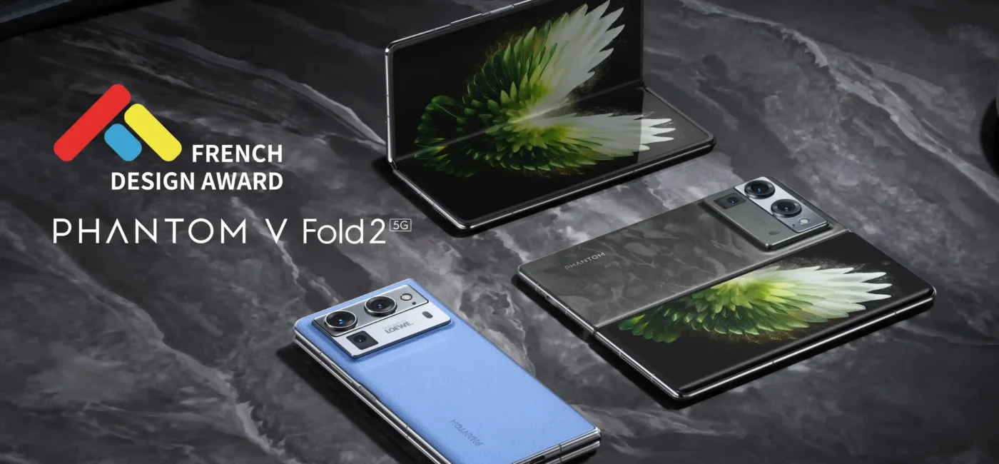 PHANTOM V Fold2 na Flip2 5G Zashinda Tuzo za French Design Awards