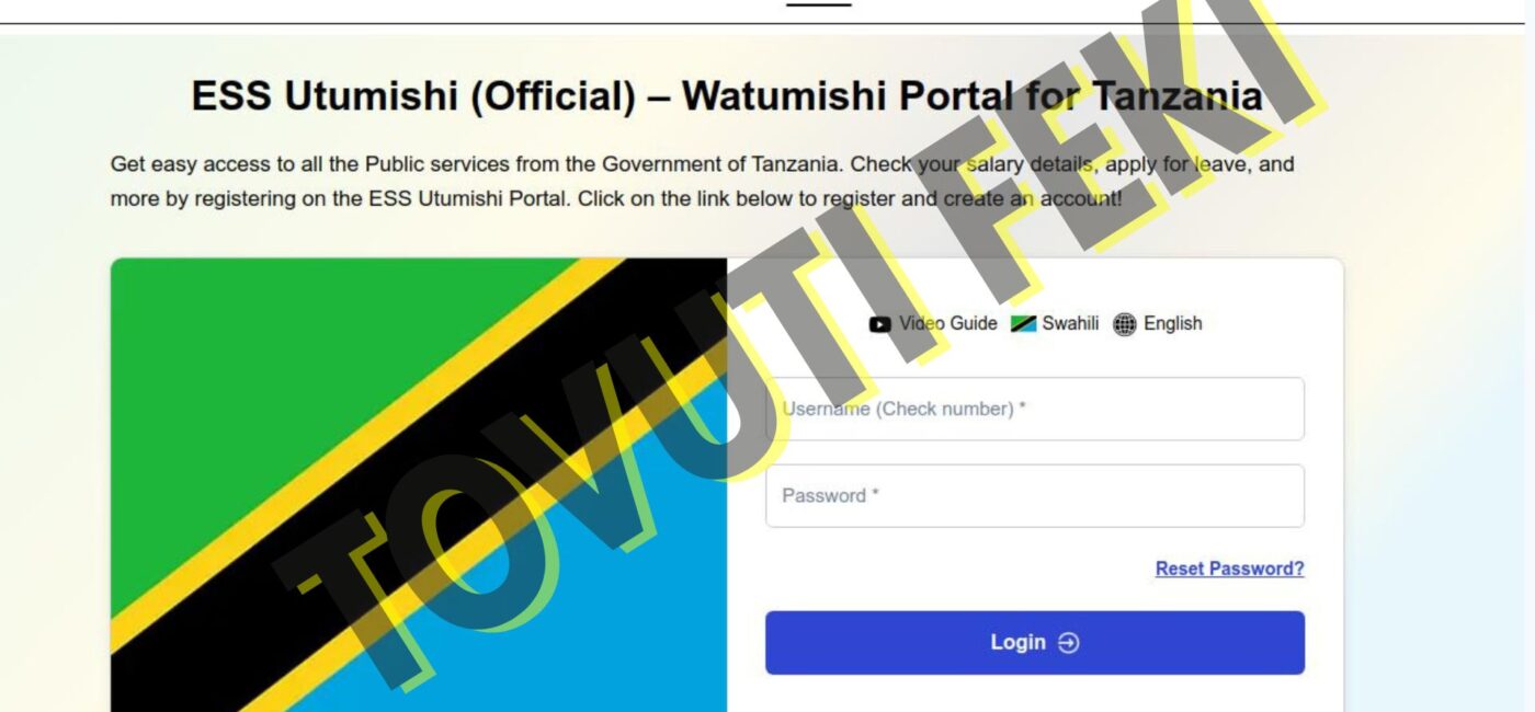 Jinsi ya Kutambua Tovuti Halisi ya ESS Utumishi