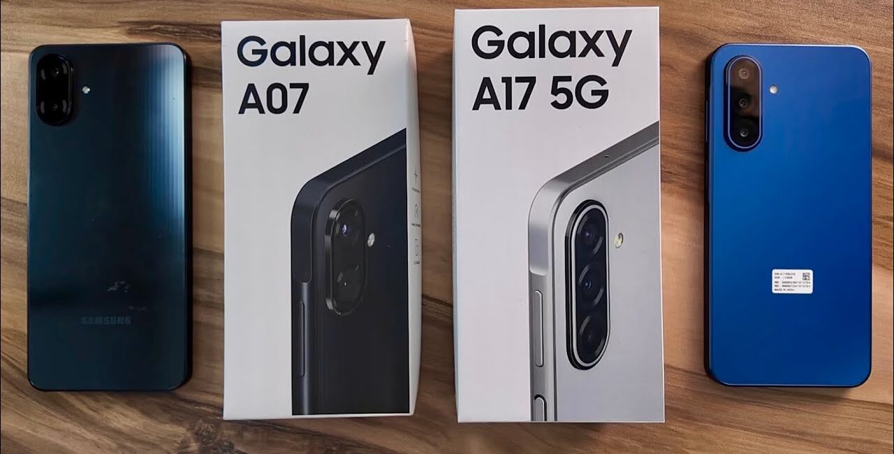Samsung Galaxy A07 na Galaxy A17 Simu janja, Maridadi na Zenye Nguvu