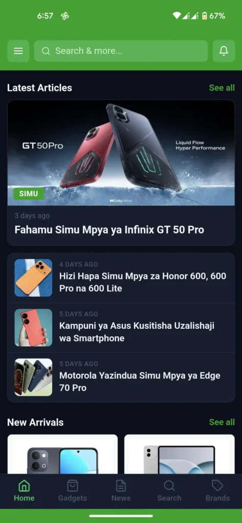 Toleo Jipya la App ya Tanzania Tech 2026 11