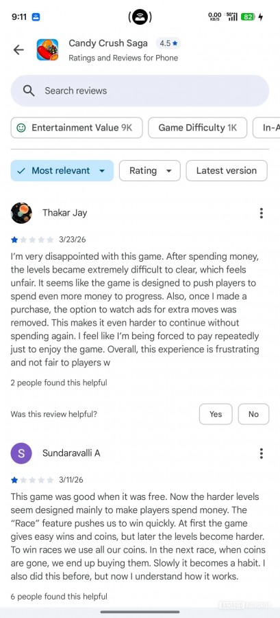 Google is Introducing a Search Bar Within Play Store Reviews 6