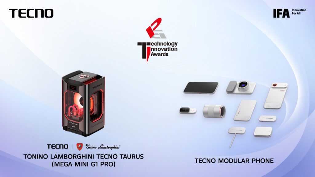 TECNO Yashinda Tuzo Mbili za Ubunifu IFA 2026 2
