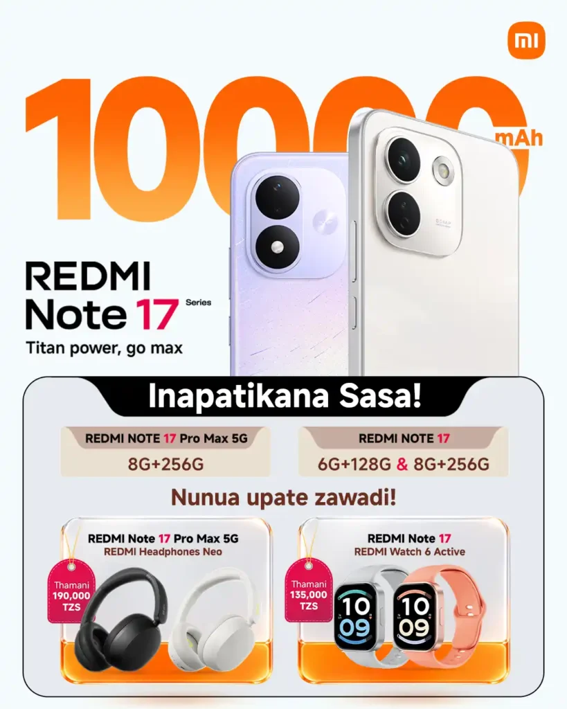 Xiaomi Yazindua Redmi Note 17 Titan Max Yenye Ubora Zaidi 2